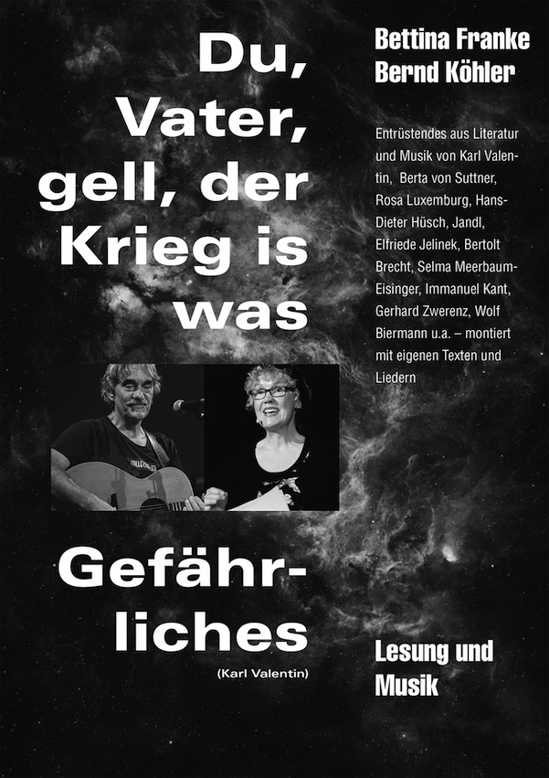 Du, Vater, gell, der Krieg is was Gefährliches